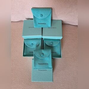 Tiffany & Co. Empty Boxes & Pouches Lot of 5 - Gift Packaging